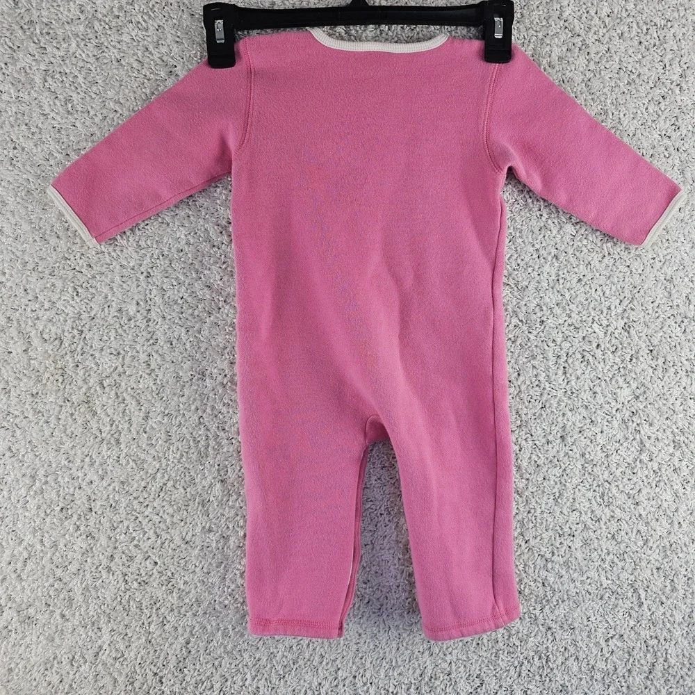 Vintage Y2K Old Navy‎ Pink Baby Girls One Piece 18-24 Months Embroidered